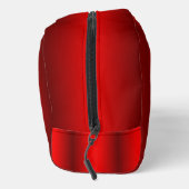 Eleganter roter Farbton bis Schwarz Waschbeutel (Rechts)