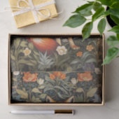 Eleganter Roter Fox Botanischer Wald Seidenpapier (Geschenk)