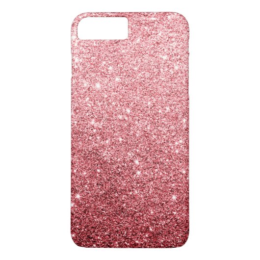 Eleganter roter Glitzer-Luxus Case-Mate iPhone Hülle (Rückseite)