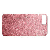Eleganter roter Glitzer-Luxus Case-Mate iPhone Hülle (Rückseite (Horizontal))