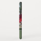 Eleganter roter grüner Monogramm-Name des Case-Mate iPhone Hülle (Hinten/Rechts)