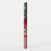 Eleganter roter Kardinals-Monogramm-Name Case-Mate iPhone Hülle (Hinten/Rechts)