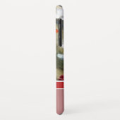 Eleganter roter Kardinals-Monogramm-Name Case-Mate iPhone Hülle (Hinten/Links)