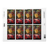 ELEGANTER ROTER PEACOCK MIT SCHUHWEIN (Vorne)