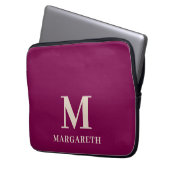 Eleganter Roter Tafelschlauch Laptopschutzhülle (Vorderseite Links)