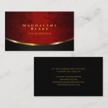 Eleganter roter und schwarzer Marmor mit Goldakzen