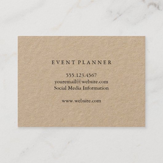 Eleganter Roter Weinstock mit Weinglas Visitenkarte (Rückseite)