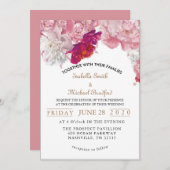 Eleganter Roush Einladung (Vorne/Hinten)