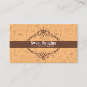 Eleganter ROYAL Bäckerei Konditorei Koch Visitenkarte (Vorderseite)