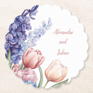 Eleganter runder Blumenuntersetzer Untersetzer