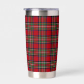 Eleganter Rustikal Stewart Tartan Plaid Thermobecher (Rechts)