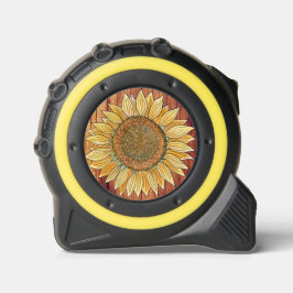 Eleganter Rustikaler Boho Kunstbauernhof Gelbe Son Maßband