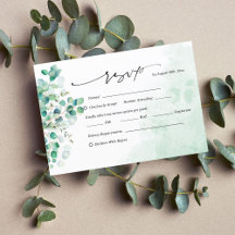 Eleganter rustikaler botanischer Eukalyptusblätter