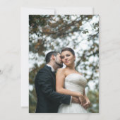 Eleganter rustikaler Eukalyptus Verlasse Grüne Hoc Einladung (Rückseite)