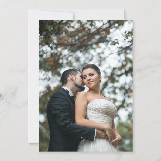 Eleganter rustikaler Eukalyptus Verlasse Grüne Hoc Einladung (Rückseite)