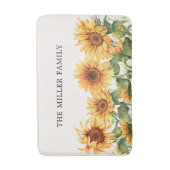 Eleganter rustikaler Gelbblütengarten Badematte (Vorderseite Vertikal)