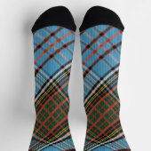 Eleganter rustikaler Karo Anderson Tartan Socken (Oben)