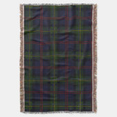 Eleganter Rustikaler Klassiker Malcolm Tartan Karo Decke (Vorderseite Vertikal)