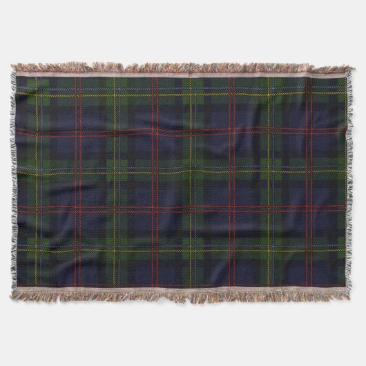 Eleganter Rustikaler Klassiker Malcolm Tartan Karo Decke (Vorderseite)