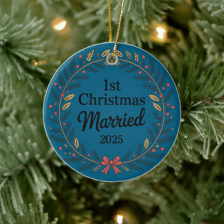 Eleganter Rustikaler Kranz | 1. Weihnachten Verhei Keramik Ornament