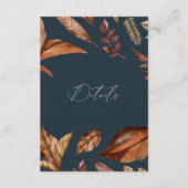 Eleganter Rustikaler QR-Code für Hochzeitsnacht Begleitkarte (Vorderseite)