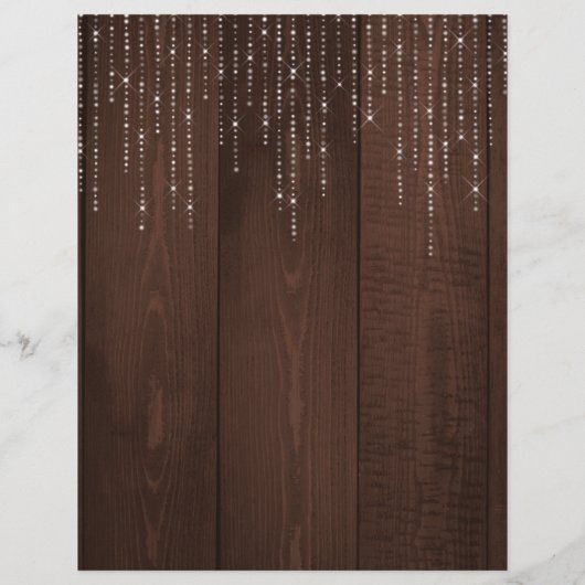 Eleganter rustikaler Rosa-Plätzchenbuchteil (Rückseite)