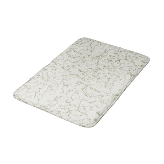 Eleganter Sage Green Marble Bath Mat Badematte (Schrägansicht)