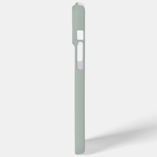 Eleganter Sage Green Personalisiert Name - Case-Mate iPhone Hülle (Rückseite / Links)