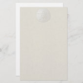 Eleganter Sand-Dollar stationäres 1 Briefpapier (Vorne/Hinten)