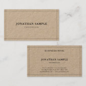 Eleganter sauberer Beruflich Moderner Schlichter L Visitenkarte (Vorne/Hinten)