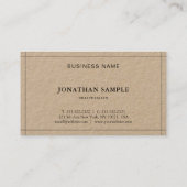 Eleganter sauberer Beruflich Moderner Schlichter L Visitenkarte (Rückseite)