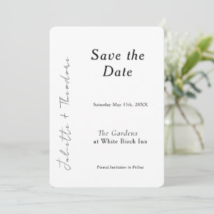 Eleganter Save-the-Date-Kalender Save The Date