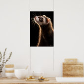 Eleganter Schalk Poster (Küche)