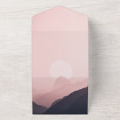 Eleganter schicker Berg All in One Wedite Einladun Einladung (Außenbereich)