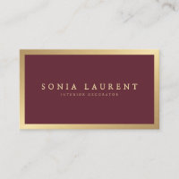 Eleganter schicker goldgelber Marsala Roter Minima