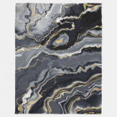 Eleganter schicker Marmor Fleecedecke (Vorderseite)