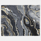 Eleganter schicker Marmor Fleecedecke (Vorderseite (Horizontal))