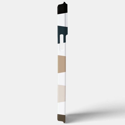 eleganter schicker, moderner, horizontaler Streife Case-Mate iPhone Hülle (Rückseite / Rechts)