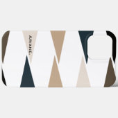 eleganter schicker, moderner, horizontaler Streife Case-Mate iPhone Hülle (Rückseite (Horizontal))