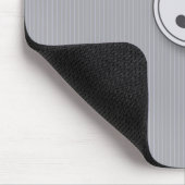 Eleganter Schiefer personalisiertes mit Monogramm Mousepad (Ecke)