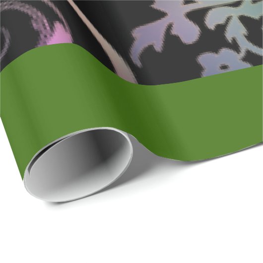 Eleganter Schmetterling Geschenkpapier (Rolleneckpunkt)