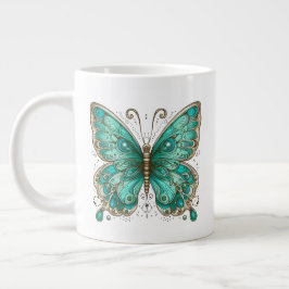 Eleganter Schmetterling Jumbo-Tasse