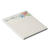 eleganter Schmetterling Notizblock (angewinkelt)