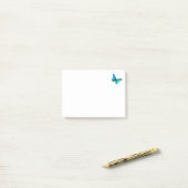 Eleganter Schmetterling Post-it Klebezettel (Auf Schreibtisch)