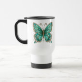 Eleganter Schmetterling Reisebecher (Links)