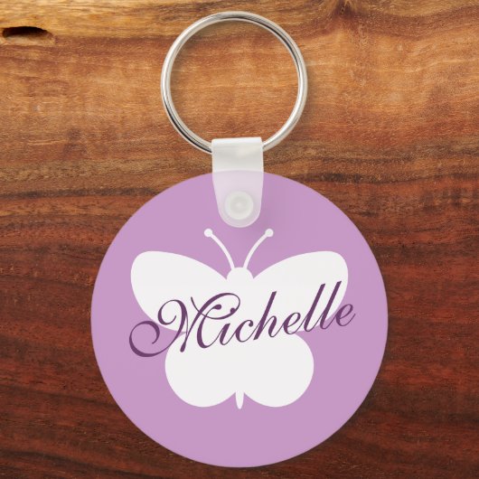 Eleganter Schmetterling-Schlüsselanhänger für Mädc Schlüsselanhänger (Vorderseite)