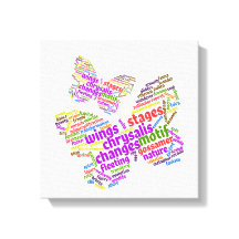 Eleganter Schmetterling-Tag Cloud