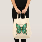 Eleganter Schmetterling Tragetasche (Vorderseite (Produkt))