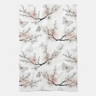 Eleganter Schmetterlingsblüten (11) Geschirrtuch
