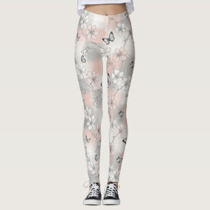 Eleganter Schmetterlingsblüten (3) Leggings